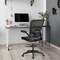 Height Adjustable Drafting Chair with Flip Up Arms for Home Office